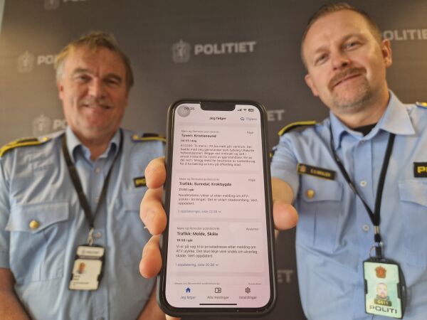 Med Politiloggen på mobilen