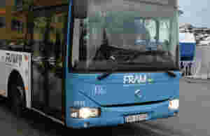 Bussen tek også midlertidig stopp