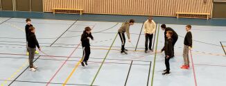Hoppar med glede for hjartet