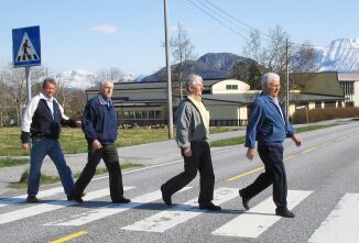 Ligg Abbey Road på Fiskarstranda?