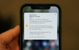 Nødvarsel på mobilen