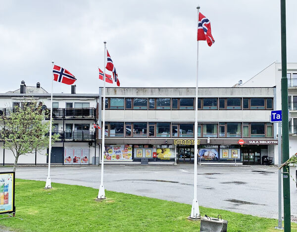 Spar til Langevåg sentrum utan Posten