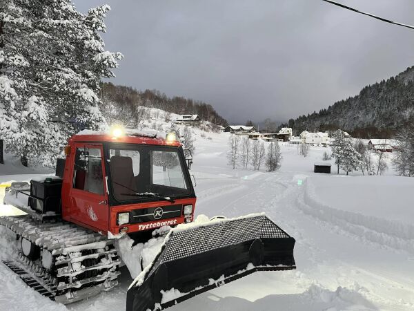 Løypene er køyrt opp på indre
