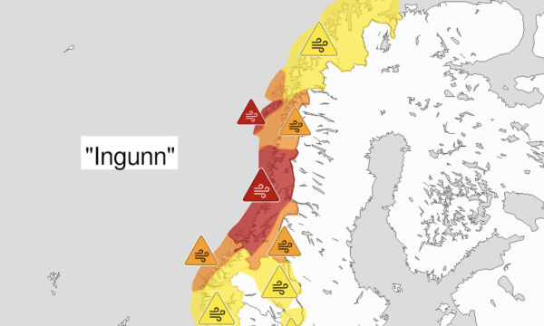 Nedgraderer til oransje nivå