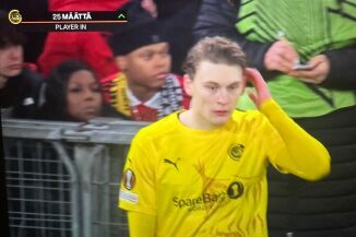 Isak på Old Trafford