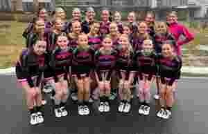 Cheerleading i Solevågshallen