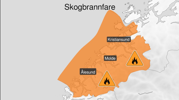 Stor skogbrannfare