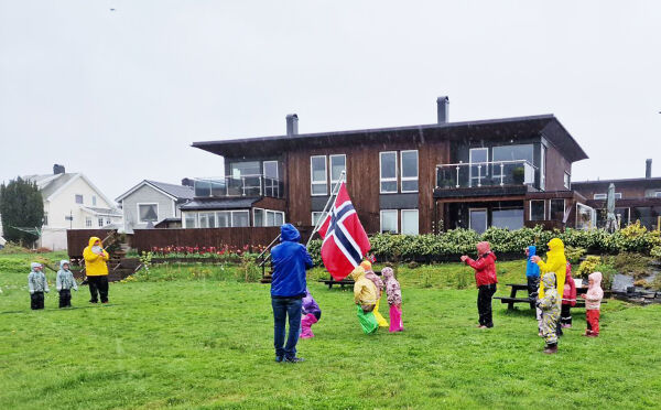 Regn og vind ingen hindring