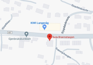 Kollisjon ved brannstasjonen