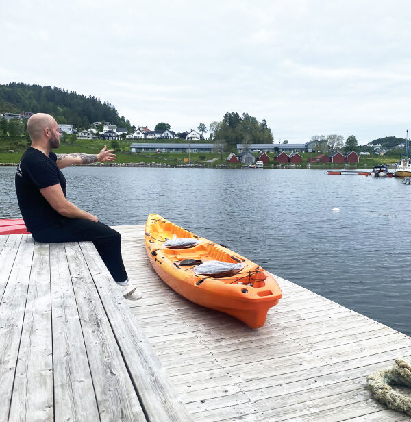 Trippar og er straks klar
