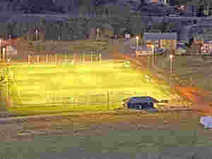Lysande gLEDe på Mauseidvåg stadion