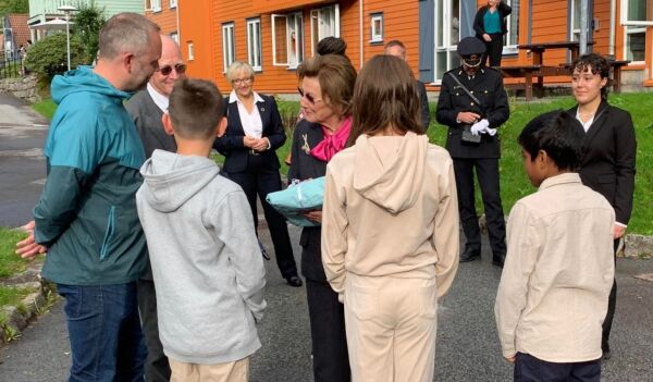 Fekk møte dronninga
