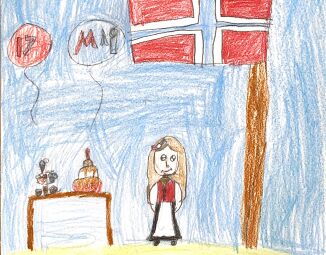 Flotte nasjonaldagsteikningar